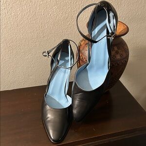 MaxMara Black and Blue Women's Heels